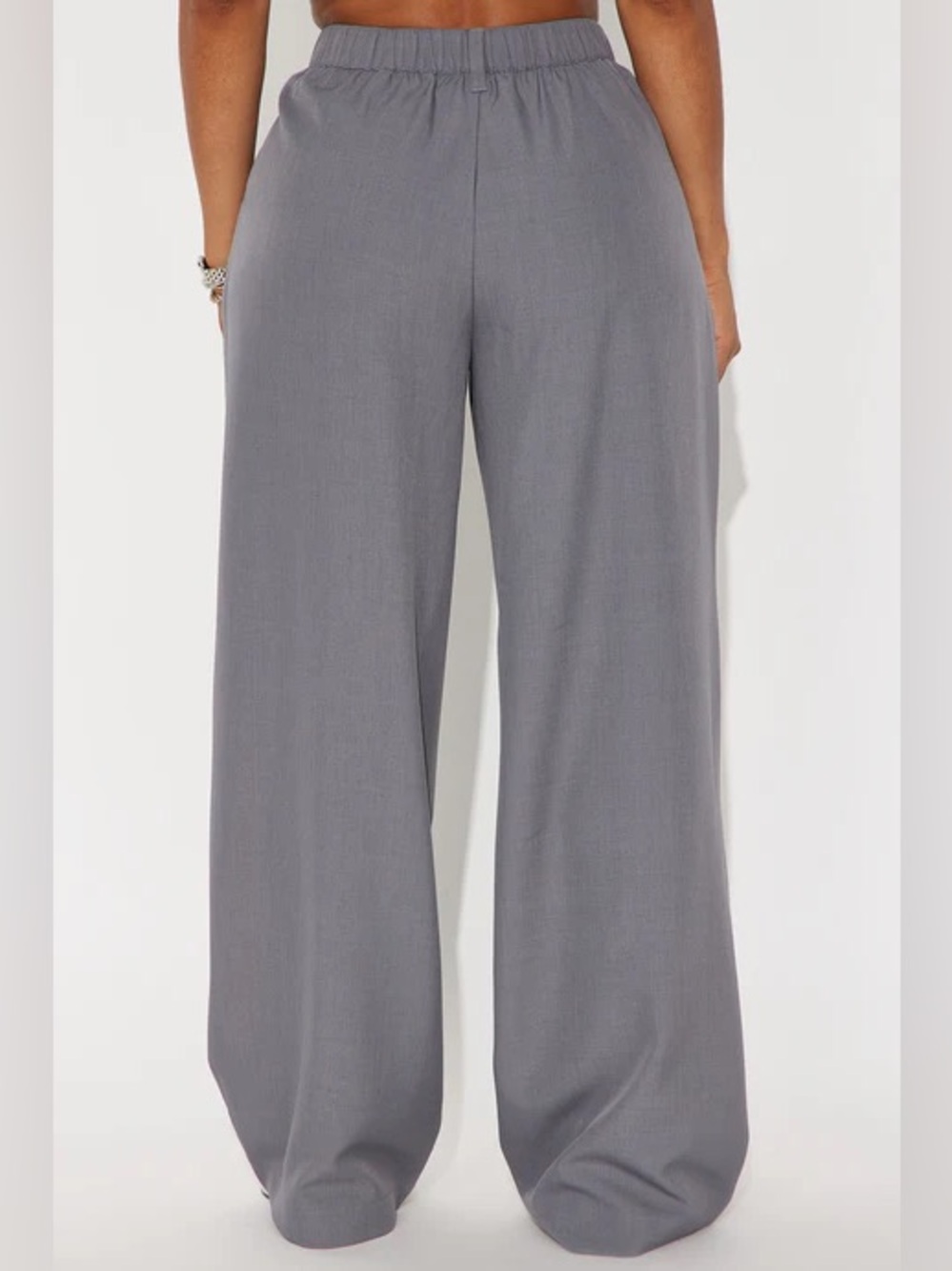 ❥𝖥𝖠𝖲𝖧𝖨𝖮𝖭𝖭𝖮𝖵𝖠: Cami Wide Leg Trouser Pant - Grey - Picture 3 of 7